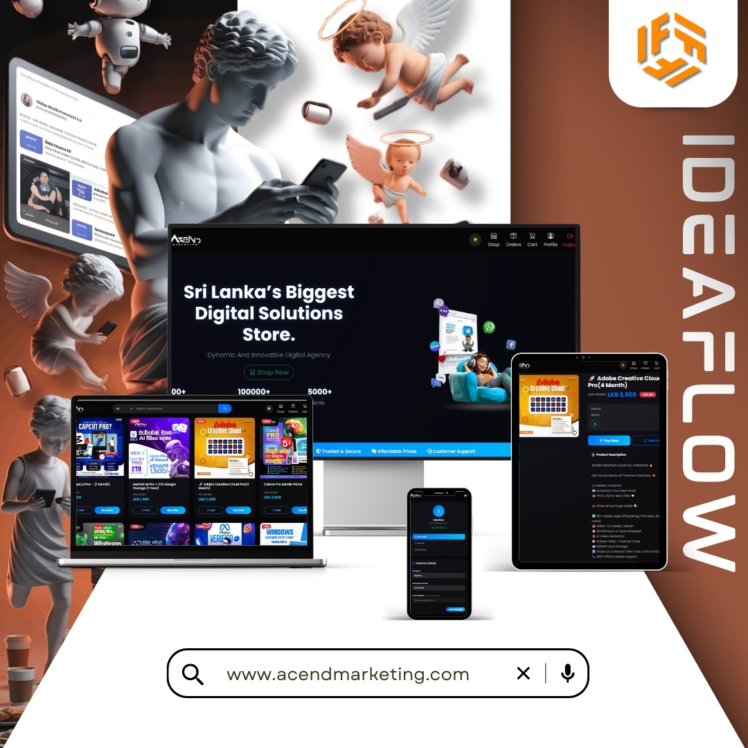 Acend Marketing Solutions: E-Commerce & Digital Agency Platform