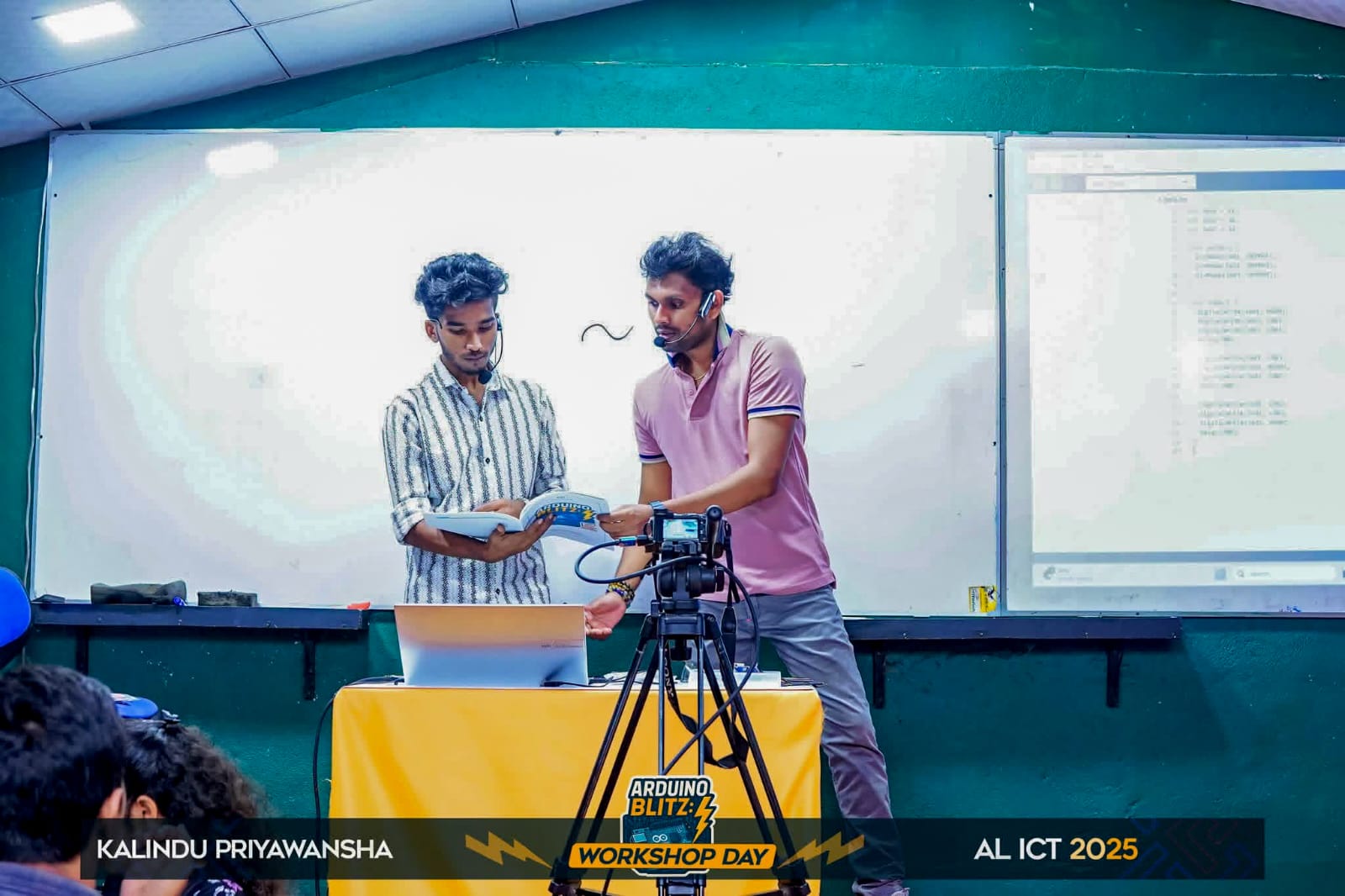 Empowering 2025 A/L ICT students with hands-on IoT and hardware training alongside Kalindu Priyawans
