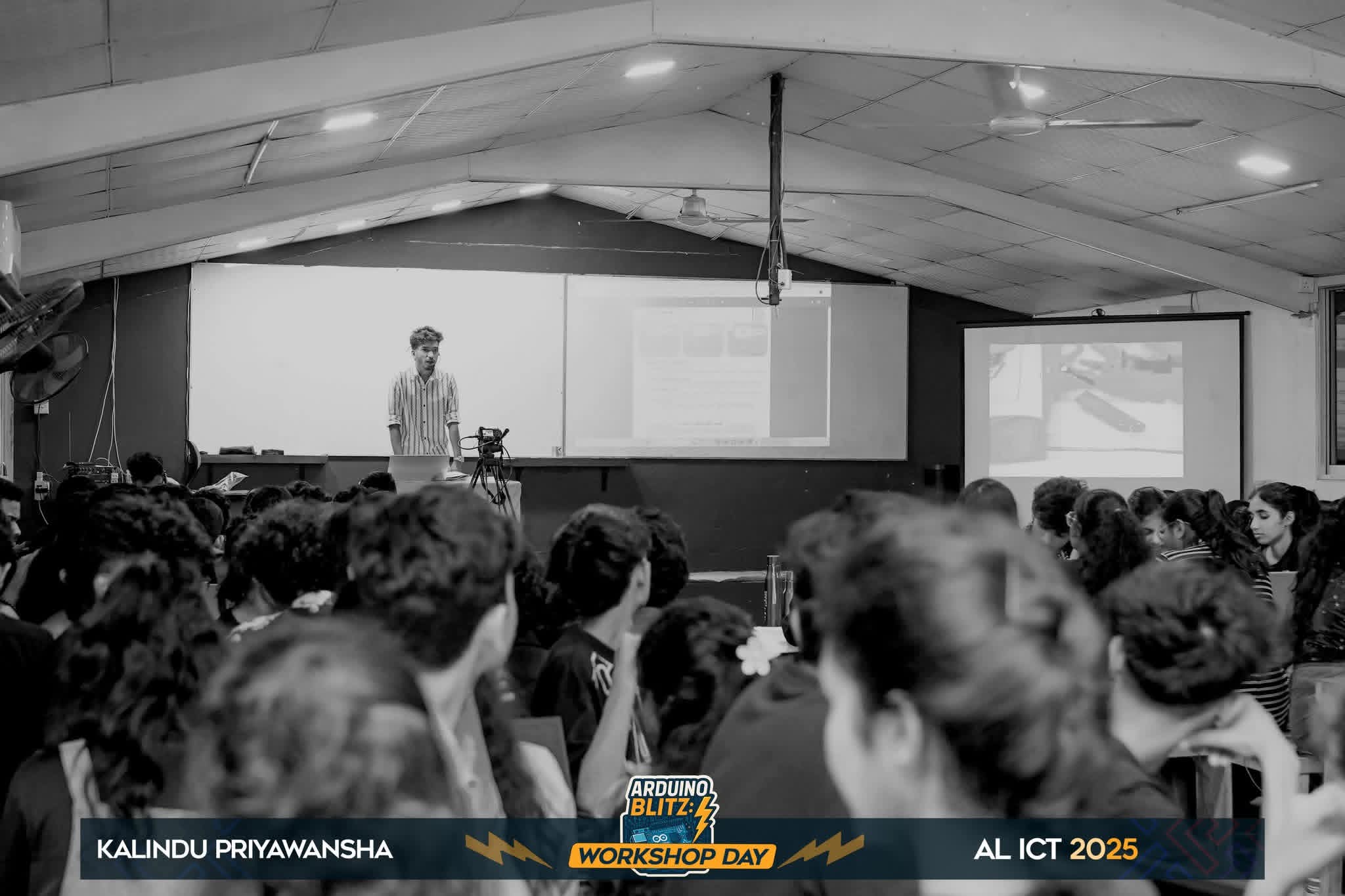 Empowering 2025 A/L ICT students with hands-on IoT and hardware training alongside Kalindu Priyawans